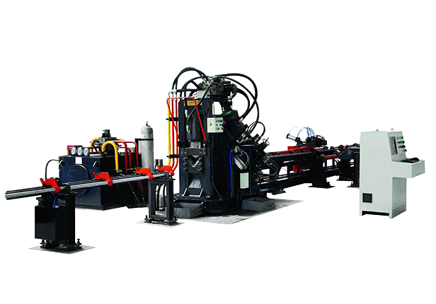 JNC series CNC angle steel marking, punching and shearing production line